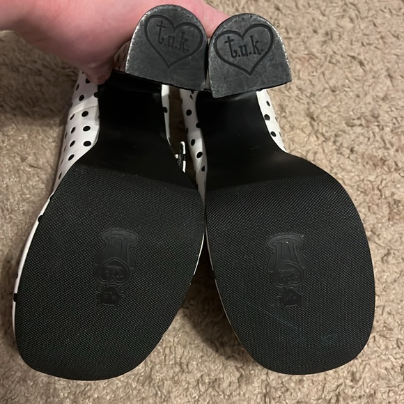 TUK Polka Dot Heels - Picture 8 of 10